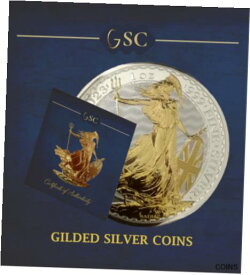 【極美品/品質保証書付】 アンティークコイン 銀貨 2023 Silver 1 Oz .999 Gilded Britannia Coin Edition [送料無料] #scf-wr-012857-196