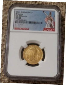 【極美品/品質保証書付】 アンティークコイン コイン 金貨 銀貨 [送料無料] 2023 1/4 Oz Quarter Ounce Britannia Gold Coin NGC GRADED MS69