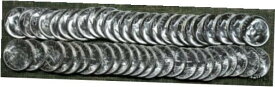 【極美品/品質保証書付】 アンティークコイン コイン 金貨 銀貨 [送料無料] Original Choice to GEM BU Roll of 50 1955 Roosevelt Dimes