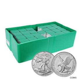 【極美品/品質保証書付】 アンティークコイン 銀貨 2022 1 oz American Silver Eagle Monster Box (500 Coins, BU) [送料無料] #scf-wr-012966-303