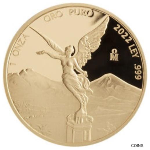  アンティークコイン コイン 金貨 銀貨  [送料無料] 2022 oz Proof Mexican Gold Libertad Coin (In Capsule)