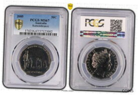 【極美品/品質保証書付】 アンティークコイン コイン 金貨 銀貨 [送料無料] 2005 Australia Remembrance 50c Coin PCGS Graded MS67
