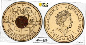 【極美品/品質保証書付】 アンティークコイン 硬貨 2020-C Mintmark Australian Firefighters $2 Coin PCGS MS66 #4554 [送料無料] #oct-wr-013097-770