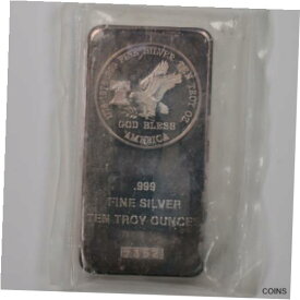 【極美品/品質保証書付】 アンティークコイン コイン 金貨 銀貨 [送料無料] Sealed 1973 God Bless America Tri-State Refining Co 10oz .999 Silver Bar