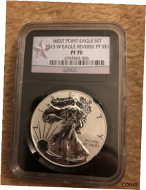 【極美品/品質保証書付】 アンティークコイン コイン 金貨 銀貨 [送料無料] 2013 W Eagle Reverse PF70 West Point Eagle Set NGC Black Label