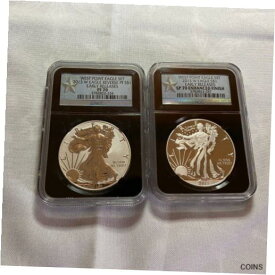 【極美品/品質保証書付】 アンティークコイン コイン 金貨 銀貨 [送料無料] 2013-W West Point Eagle 2-Coin Set NGC SP70/PF70 Enhanced/Reverse Proof ER