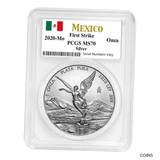 アンティークコイン コイン 金貨 銀貨 [送料無料] Lot of 10 - 2020 1 oz Mexican Silver Libertad Coin PCGS MS 70 FS 1