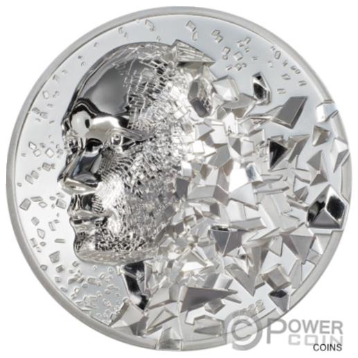 アンティークコイン コイン 金貨 銀貨 [送料無料] SILVER BURST 3 Oz Silver Coin 20$ Cook Islands 2022のサムネイル