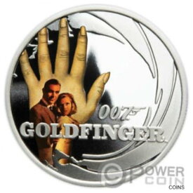 【極美品/品質保証書付】 アンティークコイン コイン 金貨 銀貨 [送料無料] GoldFINGER 007 Agent Silver Coin 50 Cents Tuvalu 2021