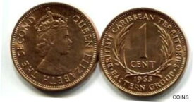 【極美品/品質保証書付】 アンティークコイン 硬貨 BRITISH CARIBBEAN TERRITORIES 1 Cent Coin Looks new Queen Elizabeth II Money [送料無料] #ocf-wr-013259-371