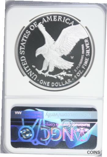 【極美品/品質保証書付】 アンティークコイン コイン 金貨 銀貨 [送料無料] 2022 W Proof American Silver Eagle First Releases 1oz Silver Coin NGC PF 70 UC：金銀プラチナ ワールドリソース