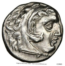 【極美品/品質保証書付】 アンティークコイン コイン 金貨 銀貨 [送料無料] NGC Ch XF Alexander the Great III 336-323 BC Kingdom of Macedon AR Drachm Coin