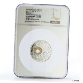【極美品/品質保証書付】 アンティークコイン コイン 金貨 銀貨 [送料無料] Cook Islands 10 dollars 100 Years Titanic Ship Liner PF69 NGC silver coin 2012