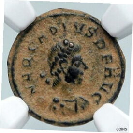 【極美品/品質保証書付】 アンティークコイン コイン 金貨 銀貨 [送料無料] ARCADIUS 388AD OLD Ancient VINTAGE Roman Coin VICTORY Angel Captive NGC i89532