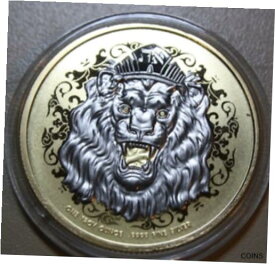 【極美品/品質保証書付】 アンティークコイン コイン 金貨 銀貨 [送料無料] 2020 NIUE: $2 "Roaring Lion" 1 oz #F5246" Space Gold Limt. "Edition""-