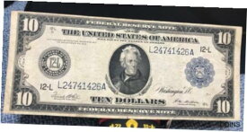 【極美品/品質保証書付】 アンティークコイン コイン 金貨 銀貨 [送料無料] old bill US old banknote $10 (1914) old banknote foreign banknote