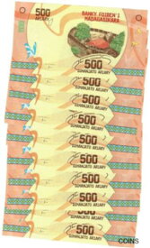 【極美品/品質保証書付】 アンティークコイン 硬貨 Madagascar 10x 500 Ariary 2017 UNC [送料無料] #oof-wr-013365-2230