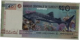 【極美品/品質保証書付】 アンティークコイン 硬貨 Africa Djibouti 2017 Commemorative Banknotes 40 Francs UNC [送料無料] #oof-wr-013365-962