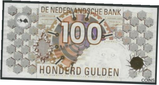アンティークコイン　コイン　金貨　UNC　GULDEN　P-　NETHERLANDS　[送料無料]　銀貨　101　100　1992