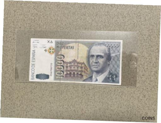 アンティークコイン　コイン　金貨　Currency　10000　SPAIN　[送料無料]　World　1992　Pesetas,　banknote　銀貨　Collection
