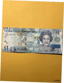 【極美品/品質保証書付】 アンティークコイン 硬貨 Cayman Island One Dollar Current Circulated Paper Money -Dated 2018 - Prefix D/7 [送料無料] #oof-wr-013367-2552