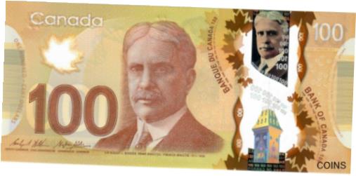  アンティークコイン コイン 金貨 銀貨  [送料無料] Canada 100 Dollars 2012 (2018) UNC "GKG" Wilkins-Poloz (RADAR)