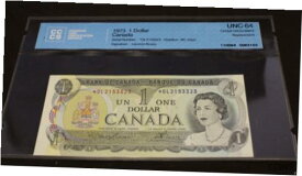 【極美品/品質保証書付】 アンティークコイン コイン 金貨 銀貨 [送料無料] 1973 $1 Dollar Bank of Canada replacement note *OL Lawson Bouey BC-46Aa UNC-64