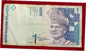 【極美品/品質保証書付】 アンティークコイン コイン 金貨 銀貨 [送料無料] World paper Currency Bank Negara Malaysia RM1 SATU Ringgit WR6981384 Make Offer