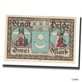 【極美品/品質保証書付】 アンティークコイン コイン 金貨 銀貨 [送料無料] [#669901] Banknote, Germany, Oelde Stadt, 2 Mark, personnage 2, 1920, 1920-12-07