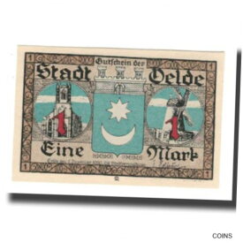 【極美品/品質保証書付】 アンティークコイン コイン 金貨 銀貨 [送料無料] [#669897] Banknote, Germany, Oelde Stadt, 1 Mark, personnage 1, 1920, 1920-12-07