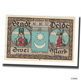 【極美品/品質保証書付】 アンティークコイン コイン 金貨 銀貨 [送料無料] [#669899] Banknote, Germany, Oelde Stadt, 2 Mark, personnage, 1920, 1920-12-07,