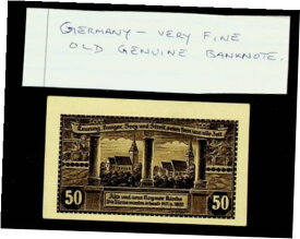 【極美品/品質保証書付】 アンティークコイン 硬貨 GERMANY 50pf 1921 STADT HOYM ANHALT OLD & NEW CHURCH OLD GENUINE BANKNOTE [送料無料] #oof-wr-013400-2863