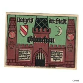 【極美品/品質保証書付】 アンティークコイン コイン 金貨 銀貨 [送料無料] [#321049] Banknote, Germany, Glauchau Stadt, 50 Pfennig, personnage 2, 1921, 192