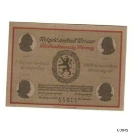 【極美品/品質保証書付】 アンティークコイン コイン 金貨 銀貨 [送料無料] [#322341] Banknote, Germany, Weimar Stadt, 25 Pfennig, Eglise, 1921, 1921-03-01