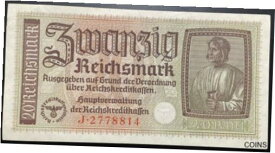 【極美品/品質保証書付】 アンティークコイン コイン 金貨 銀貨 [送料無料] Germany 20 Reichsmark 1940