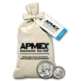 【極美品/品質保証書付】 アンティークコイン 銀貨 US 90% Silver Coins Average Circulated $100 Face Value Bag Full Dates [送料無料] #scf-wr-2984-578