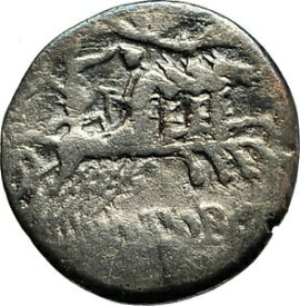 【極美品/品質保証書付】 アンティークコイン コイン 金貨 銀貨 [送料無料] Roman Republic M.Porcius Laeca 125BC Silver Ancient Coin Liberty Horse i77063