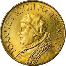 【極美品/品質保証書付】 アンティークコイン コイン 金貨 銀貨 [送料無料] [#901625] Coin, VATICAN CITY, John XXIII, 20 Lire, 1960, MS(63)