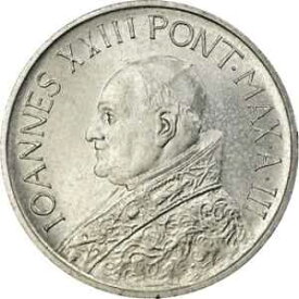 【極美品/品質保証書付】 アンティークコイン コイン 金貨 銀貨 [送料無料] [#901632] Coin, VATICAN CITY, John XXIII, 10 Lire, 1961, MS(63), Aluminum