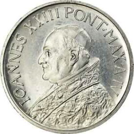 【極美品/品質保証書付】 アンティークコイン コイン 金貨 銀貨 [送料無料] [#901640] Coin, VATICAN CITY, John XXIII, 10 Lire, 1962, MS(63), Aluminum