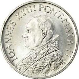 【極美品/品質保証書付】 アンティークコイン コイン 金貨 銀貨 [送料無料] [#901624] Coin, VATICAN CITY, John XXIII, 10 Lire, 1960, MS(63), Aluminum