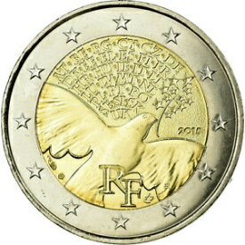 【極美品/品質保証書付】 アンティークコイン コイン 金貨 銀貨 [送料無料] [#724850] France, 2 Euro, 70 ans de Paix en Europe, 2015, AU(55-58), Bi-Metallic