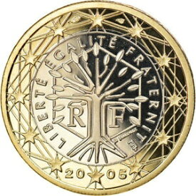 【極美品/品質保証書付】 アンティークコイン コイン 金貨 銀貨 [送料無料] [#883820] France, Euro, 2005, Paris, Proof, MS(65-70), Bi-Metallic, Gadoury:7