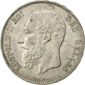 【極美品/品質保証書付】 アンティークコイン 銀貨 [#80405] BELGIUM, 5 Francs, 5 Frank, 1873, KM #24, AU(55-58), Silver, 25.00 [送料無料] #sof-wr-3128-276