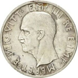 【極美品/品質保証書付】 アンティークコイン 銀貨 [#76858] Albania, 5 Lek, 1939, Rome, KM:33, AU(50-53), Silver [送料無料] #sof-wr-3129-938
