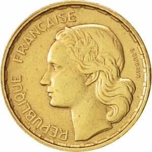 【極美品/品質保証書付】 アンティークコイン コイン 金貨 銀貨 [送料無料] [#414347] France, Guiraud, 10 Francs, 1951, Paris, AU(50-53), Aluminum-Bronze