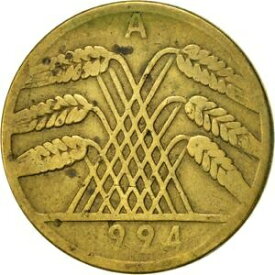 【極美品/品質保証書付】 アンティークコイン コイン 金貨 銀貨 [送料無料] [#422880] GERMANY, WEIMAR REPUBLIC, 10 Rentenpfennig, 1924, Berlin, VF(30-35)