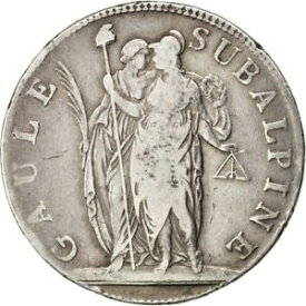 【極美品/品質保証書付】 アンティークコイン コイン 金貨 銀貨 [送料無料] [#59370] ITALIAN STATES, 5 Francs, 1801, KM #4, VF(20-25), Silver, 24.53