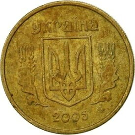 【極美品/品質保証書付】 アンティークコイン コイン 金貨 銀貨 [送料無料] [#540113] Ukraine, 10 Kopiyok, 2005, Kyiv, VF(20-25), Aluminum-Bronze, KM:1.1b