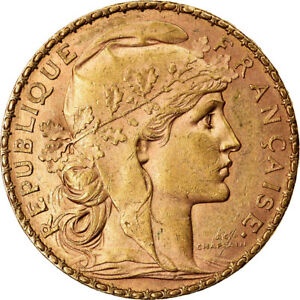 アンティークコイン コイン 金貨 銀貨 [送料無料] [#874332] Coin France Marianne 20 Francs 1904 Paris AU(55-58) Goldのサムネイル